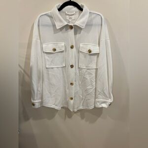 Hippie Rose Button Down Shirt Size M